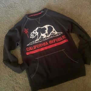 SoCal California Republic black sweatshirt size m